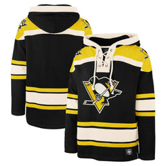 Pittsburgh Penguins '47 Big & Tall Superior Lacer Pullover Hoodie - Black - NHL