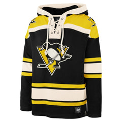 Pittsburgh Penguins '47 Big & Tall Superior Lacer Pullover Hoodie - Black - NHL