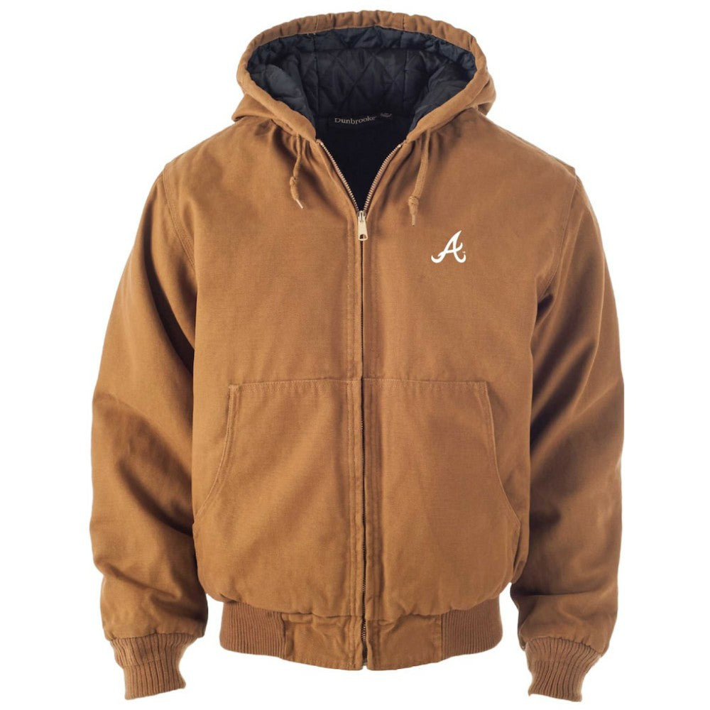 Atlanta Braves Dunbrooke Dakota Work Full-Zip Hoodie Jacket - MLB