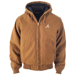 Atlanta Braves Dunbrooke Dakota Work Full-Zip Hoodie Jacket - MLB
