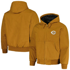 Cincinnati Reds Dunbrooke Dakota Work Full-Zip Hoodie Jacket - MLB