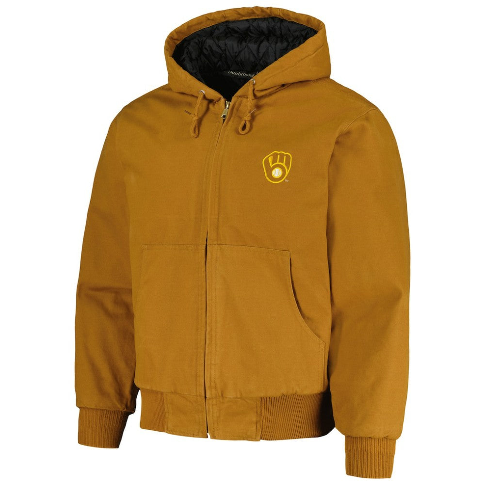 Milwaukee Brewers Dunbrooke Dakota Work Full-Zip Hoodie Jacket - MLB
