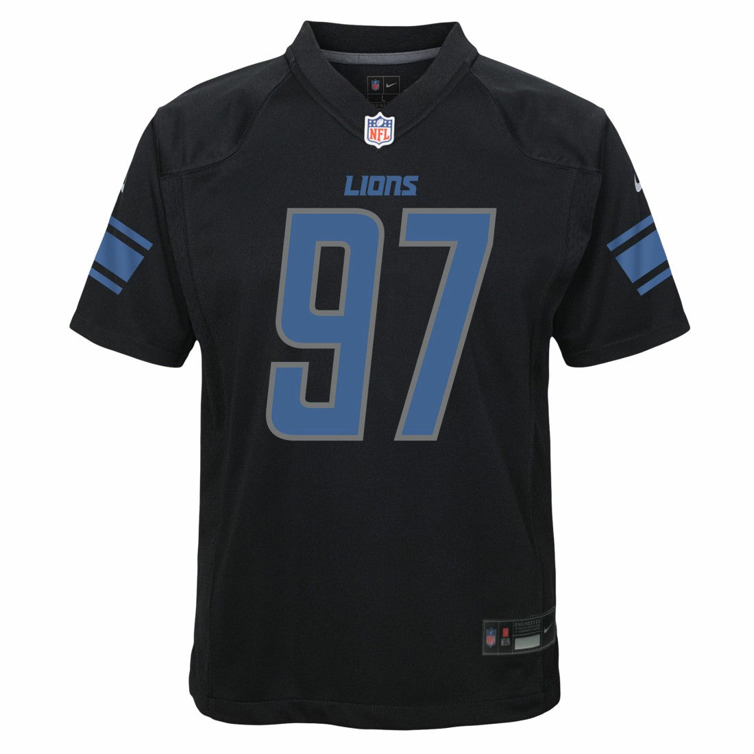 Aidan Hutchinson Detroit Lions Youth Game Jersey Black | Nike for Sale