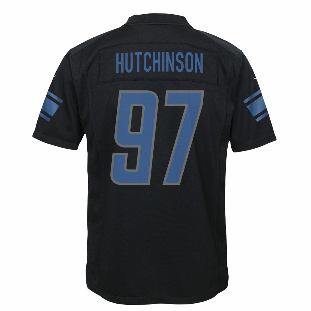 Aidan Hutchinson Detroit Lions Youth Game Jersey Black | Nike for Sale