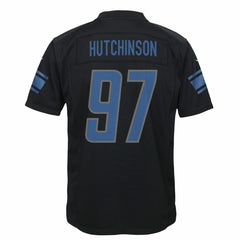 Aidan Hutchinson Detroit Lions Youth Game Jersey Black | Nike for Sale