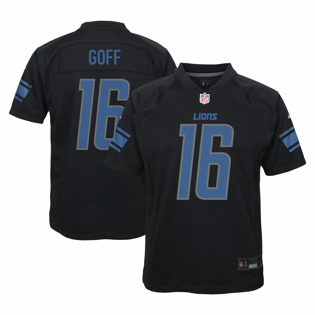 Jared Goff Detroit Lions Youth Game Jersey Black | Nike for Sale