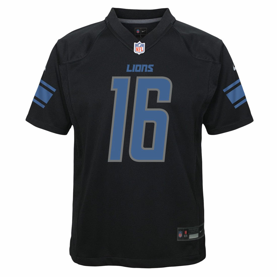 Jared Goff Detroit Lions Youth Game Jersey Black | Nike for Sale