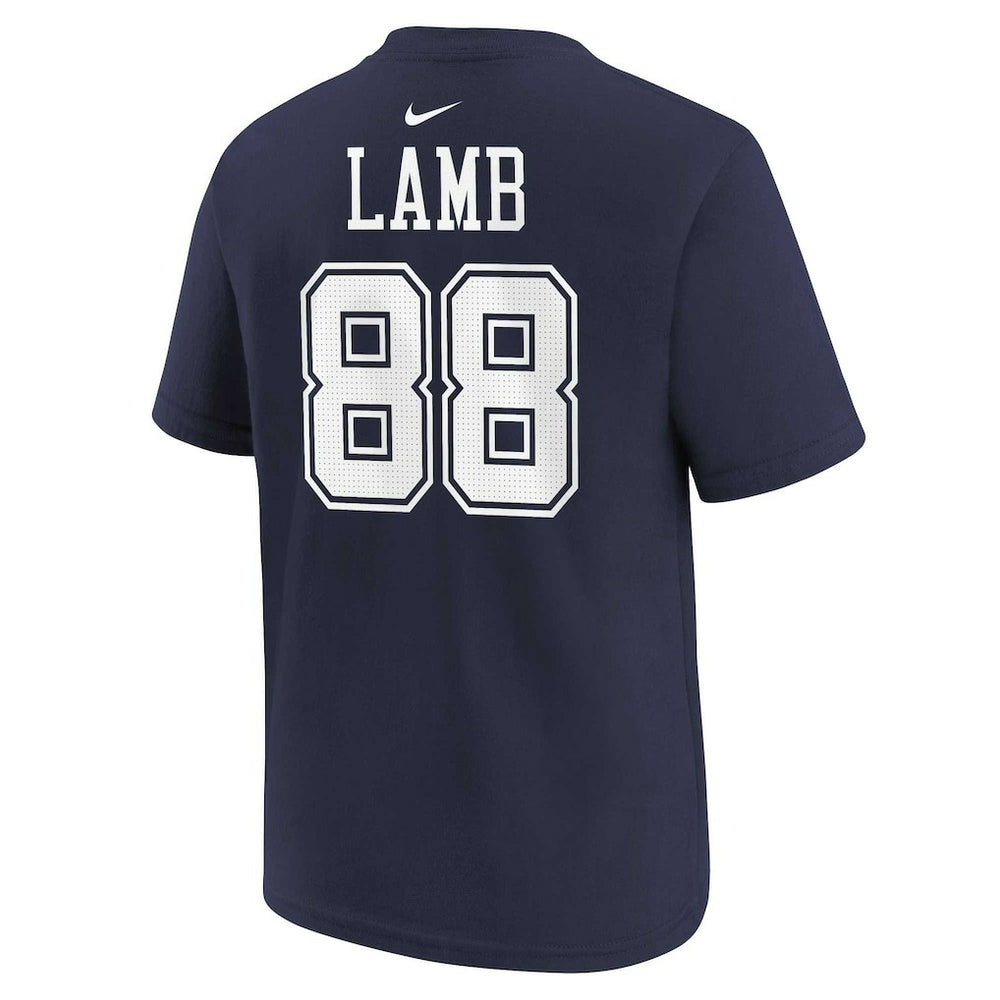CeeDee Lamb Dallas Cowboys Preschool Player Name & Number T-Shirt Navy | Nike for Sale