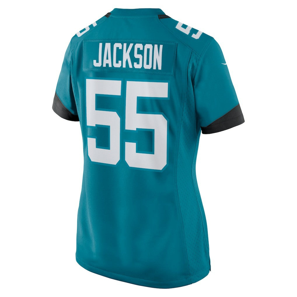 Dequan Jackson Jacksonville Jaguars Women's Game Jersey Teal | Nike for Sale