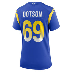 Kevin Dotson Los Angeles Rams Women's Game Jersey Royal | Nike for Sale