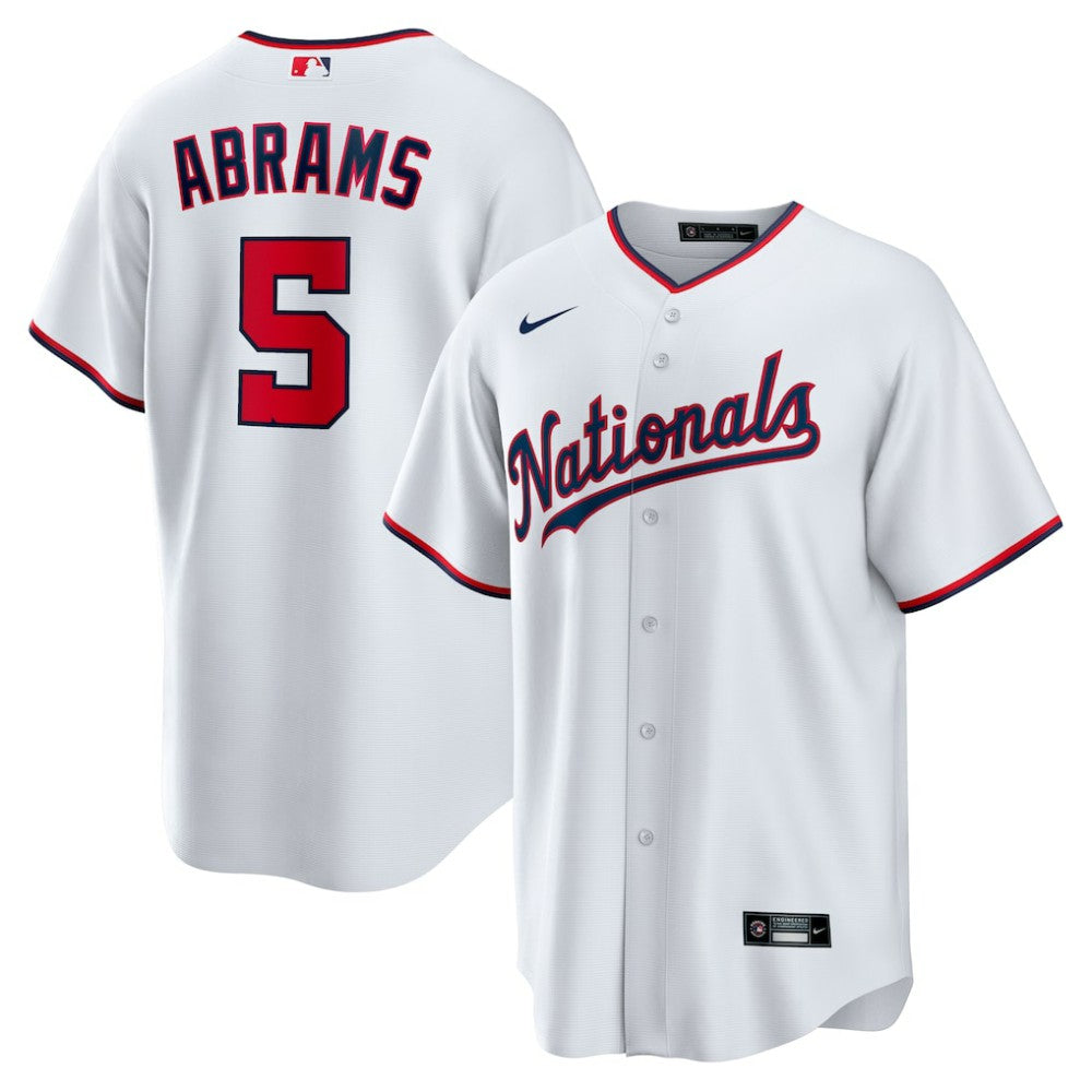 CJ Abrams Washington Nationals Nike Youth Home Replica Player Jersey - MLB