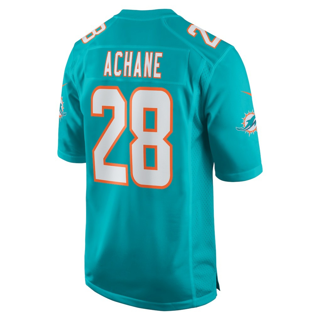 Devon Achane Miami Dolphins Player Game Jersey Aqua | Nike for Sale