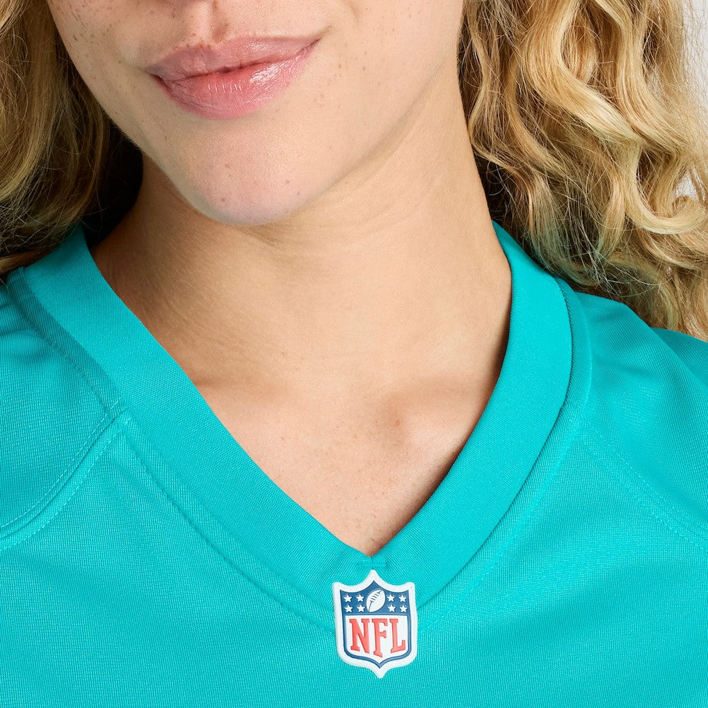 Devon Achane Miami Dolphins Women's Player Game Jersey Aqua | Nike for Sale