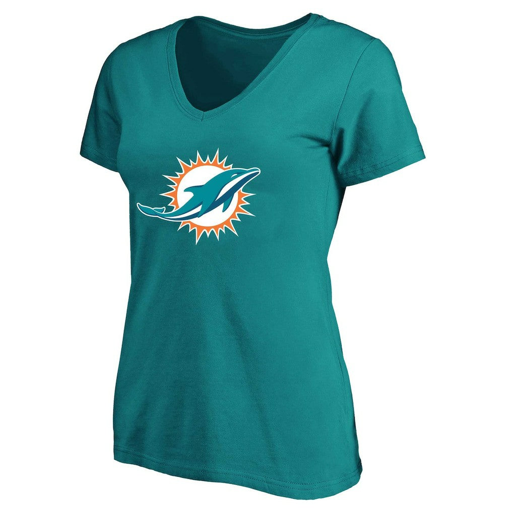 Tyreek Hill Miami Dolphins Women's Plus Size Fair Catch Name & Number Scoop Neck T-Shirt Aqua | NFL