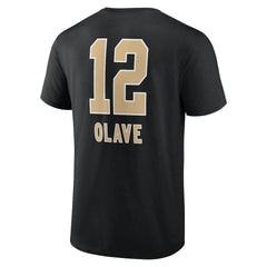 Chris Olave New Orleans Saints Team Wordmark Player Name & Number T-Shirt Black | NFL