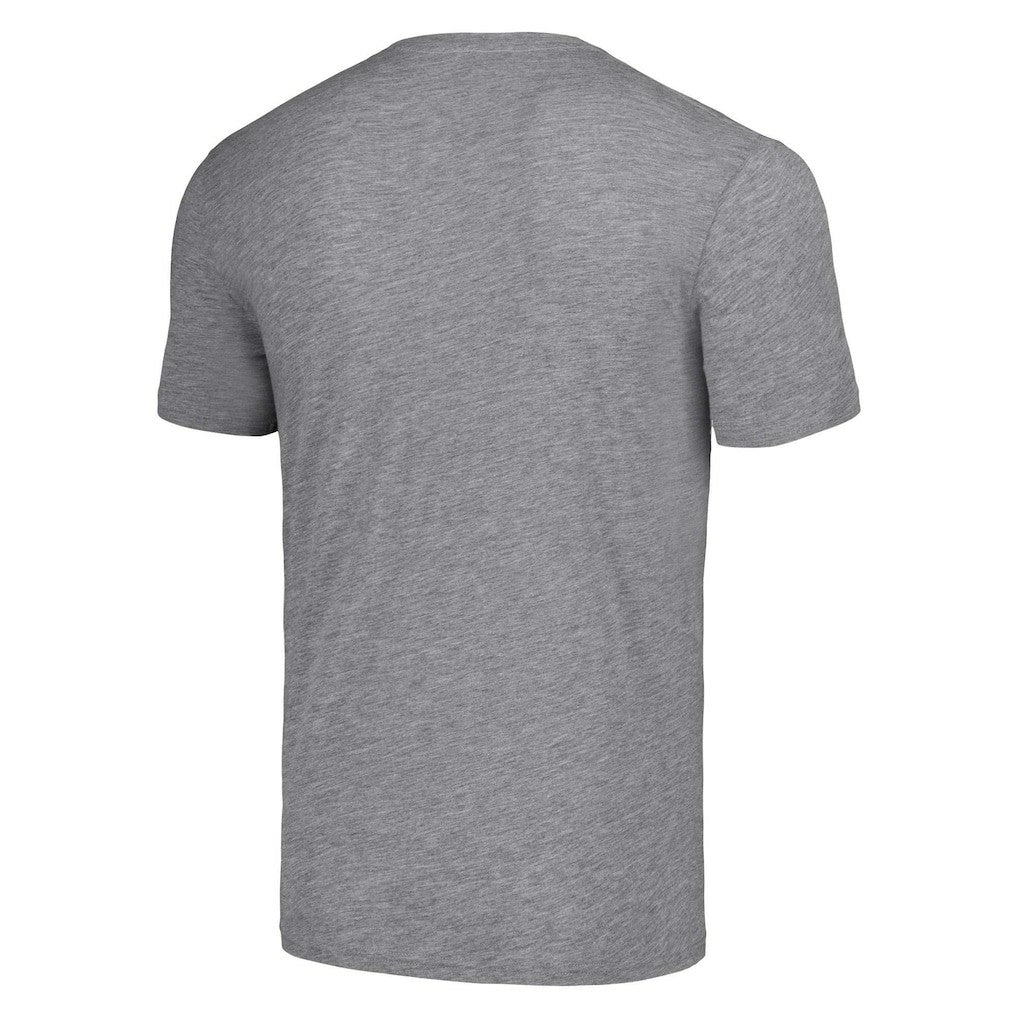 Christian McCaffrey San Francisco 49ers Homage Unisex Caricature Player Tri-Blend T-Shirt Gray | NFL