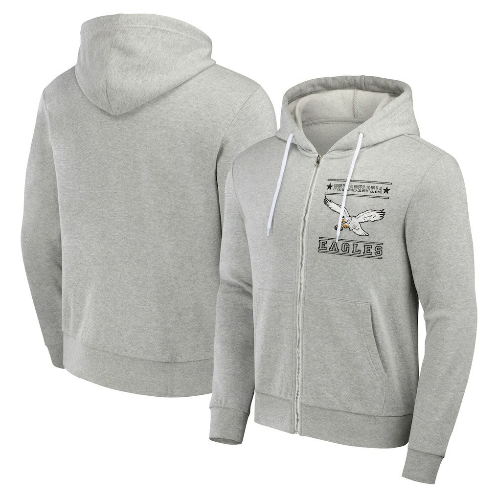 Philadelphia Eagles NFL x Darius Rucker Collection Full-Zip Hoodie Gray | Fanatics