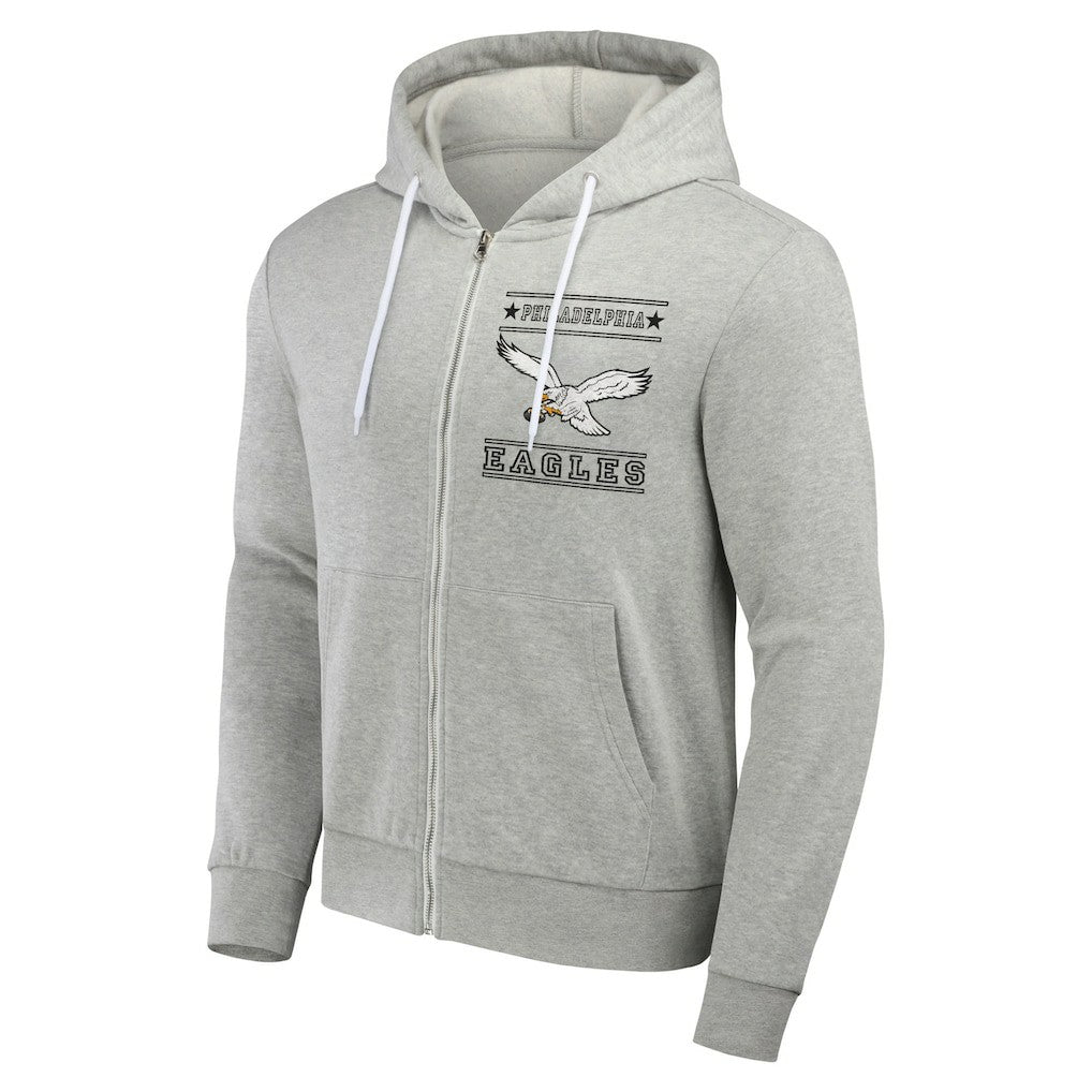 Philadelphia Eagles NFL x Darius Rucker Collection Full-Zip Hoodie Gray | Fanatics