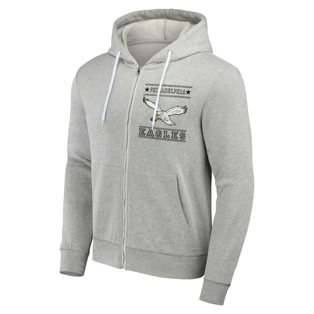 Philadelphia Eagles NFL x Darius Rucker Collection Full-Zip Hoodie Gray | Fanatics