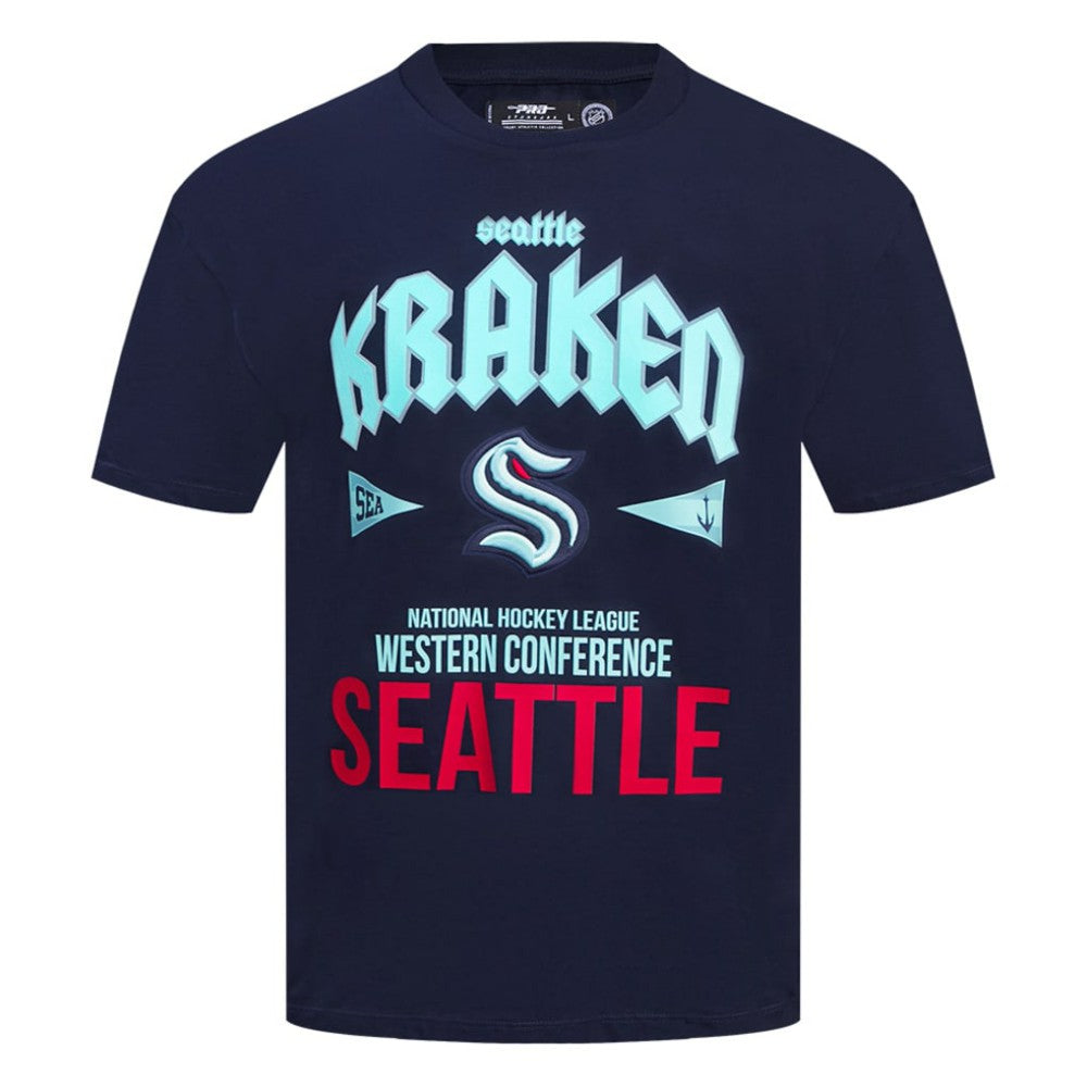 Seattle Kraken Pro Standard City Tour T-Shirt - Deep Sea Blue - NHL