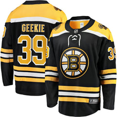 Morgan Geekie Boston Bruins Fanatics Home Breakaway Jersey - Black - NHL
