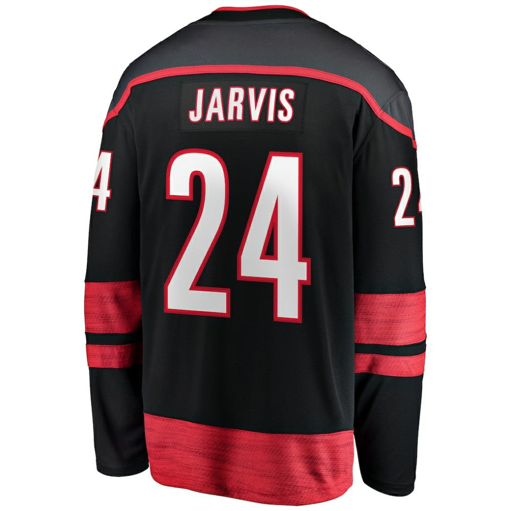 Seth Jarvis Carolina Hurricanes Fanatics Home Breakaway Jersey - Black - NHL