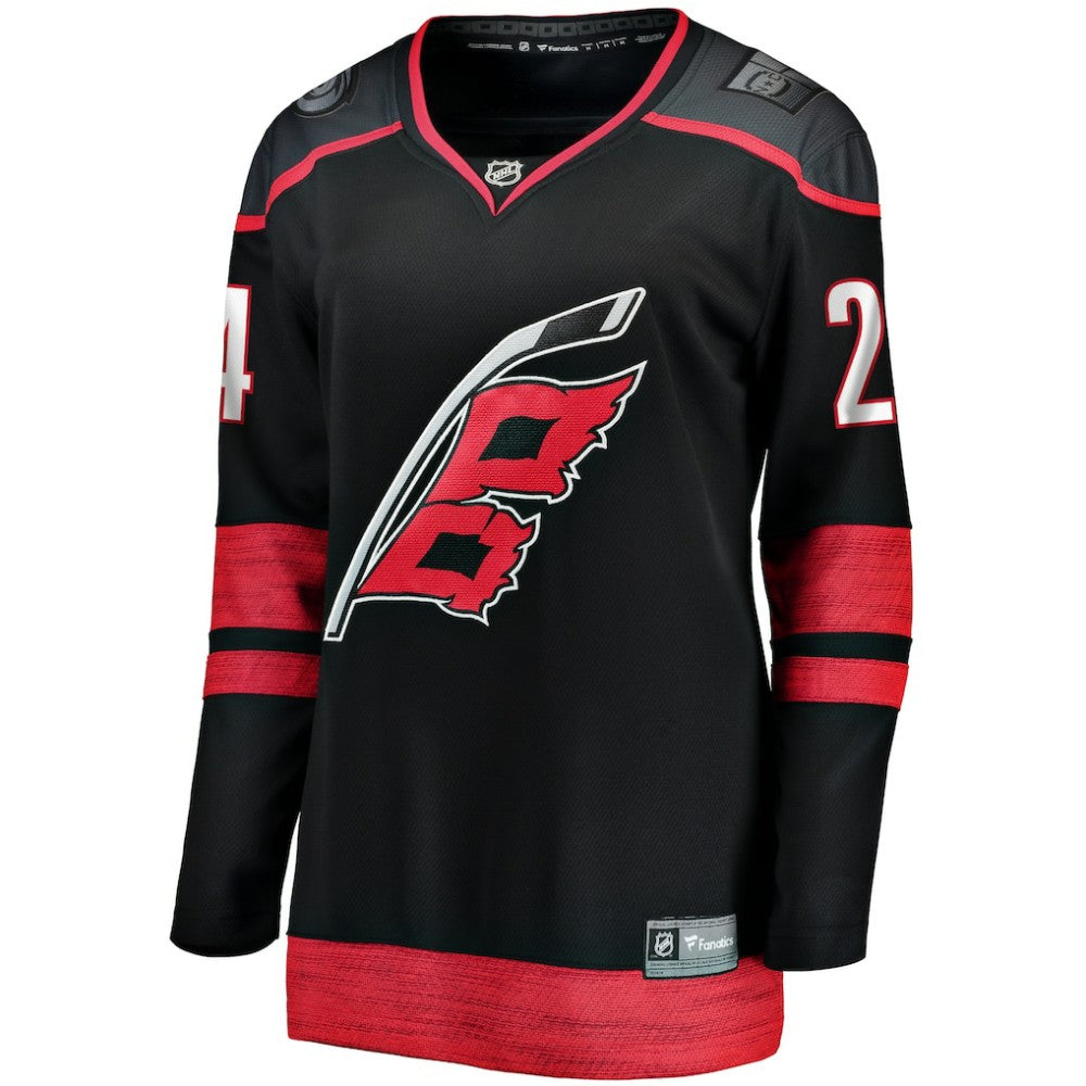 Seth Jarvis Carolina Hurricanes Fanatics Women's Home Breakaway Player Jersey - Black - NHL