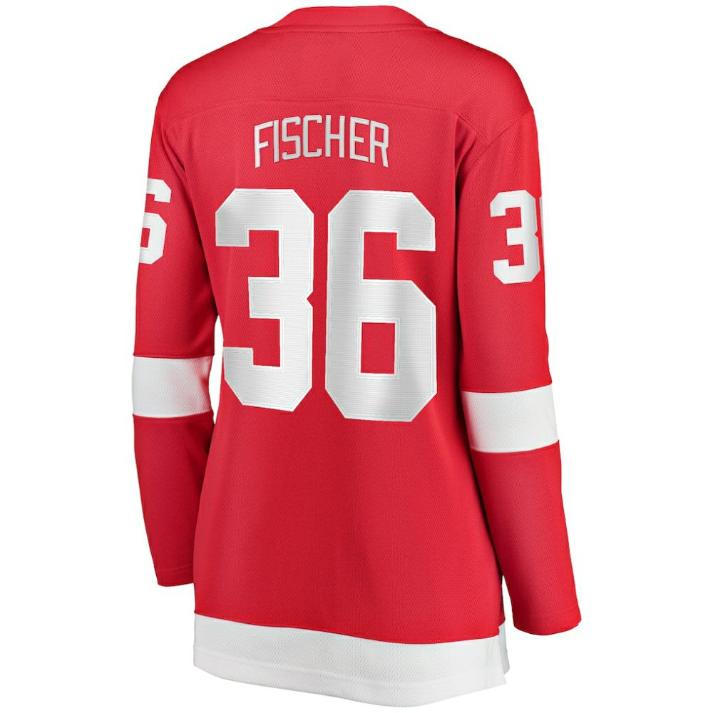 Christian Fischer Detroit Red Wings Fanatics Women's Home Breakaway Player Jersey - Red - NHL