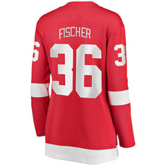 Christian Fischer Detroit Red Wings Fanatics Women's Home Breakaway Player Jersey - Red - NHL