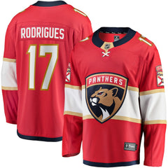 Evan Rodrigues Florida Panthers Fanatics Home Breakaway Jersey - Red - NHL