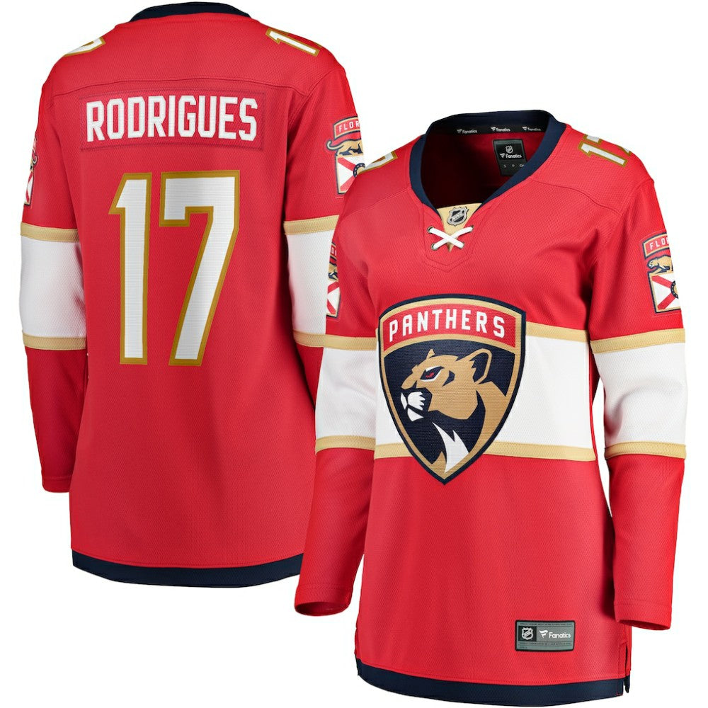 Evan Rodrigues Florida Panthers Fanatics Women's Home Breakaway Player Jersey - Red - NHL