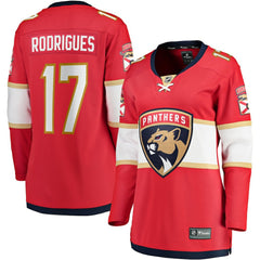 Evan Rodrigues Florida Panthers Fanatics Women's Home Breakaway Player Jersey - Red - NHL