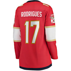 Evan Rodrigues Florida Panthers Fanatics Women's Home Breakaway Player Jersey - Red - NHL