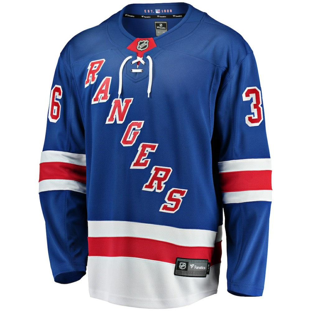 Anton Blidh New York Rangers Fanatics Home Breakaway Jersey - Blue - NHL