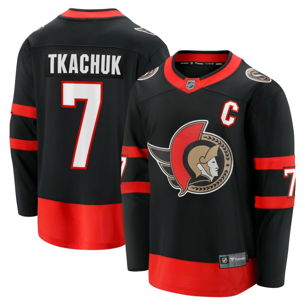 Brady Tkachuk Ottawa Senators Fanatics Home Breakaway Jersey - Black - NHL