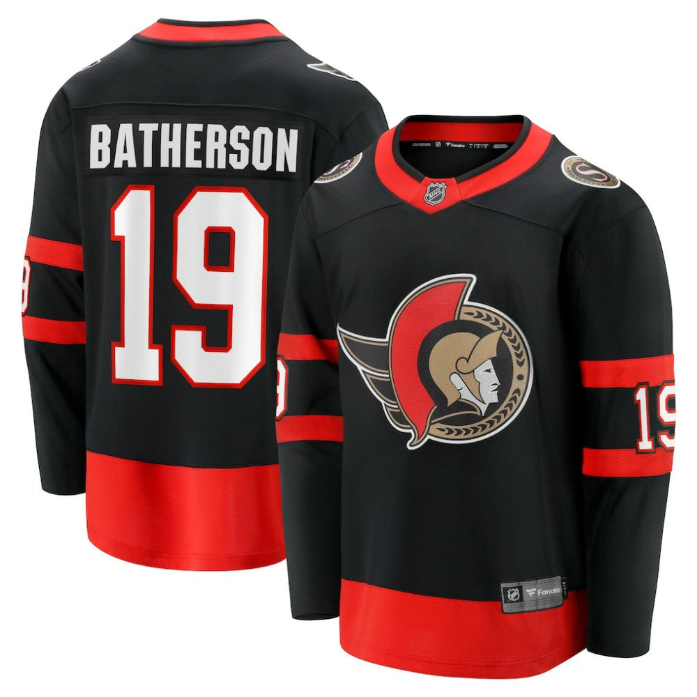 Drake Batherson Ottawa Senators Fanatics Home Breakaway Jersey - Black - NHL