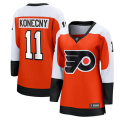 Travis Konecny Philadelphia Flyers Fanatics Women's Home Breakaway Player Jersey - Orange - NHL
