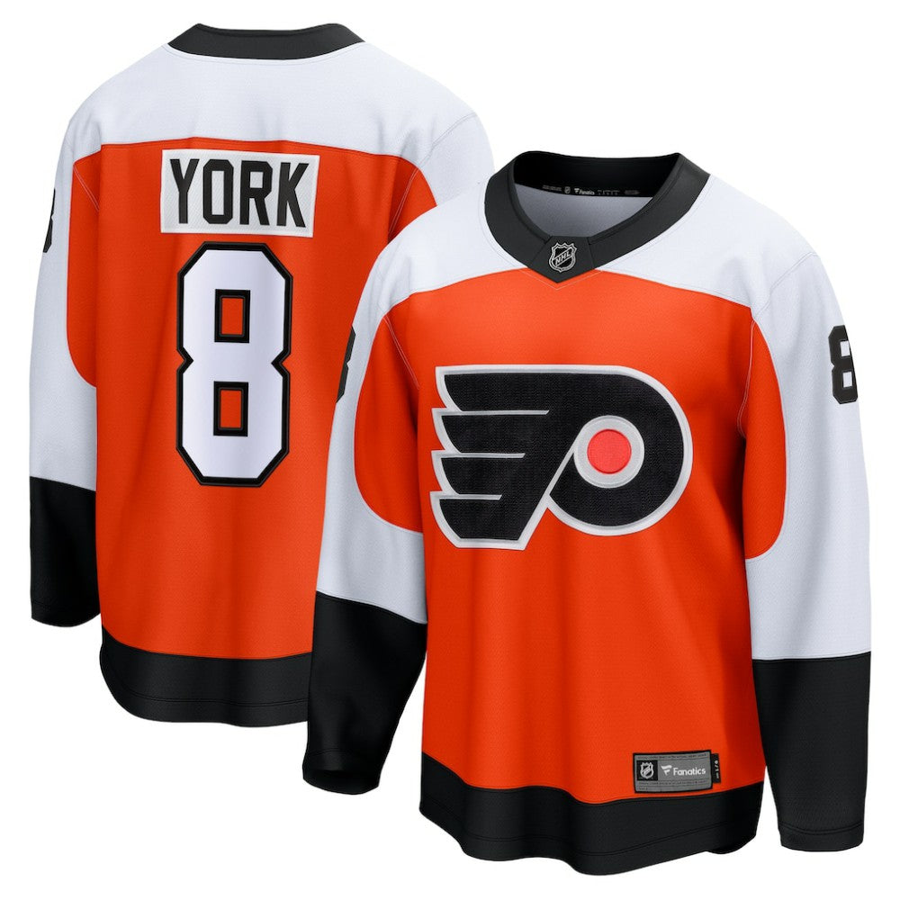 Cam York Philadelphia Flyers Fanatics Home Breakaway Jersey - Orange - NHL