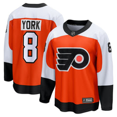 Cam York Philadelphia Flyers Fanatics Home Breakaway Jersey - Orange - NHL