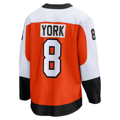 Cam York Philadelphia Flyers Fanatics Home Breakaway Jersey - Orange - NHL