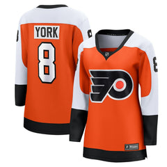 Cam York Philadelphia Flyers Fanatics Women's Home Breakaway Player Jersey - Orange - NHL