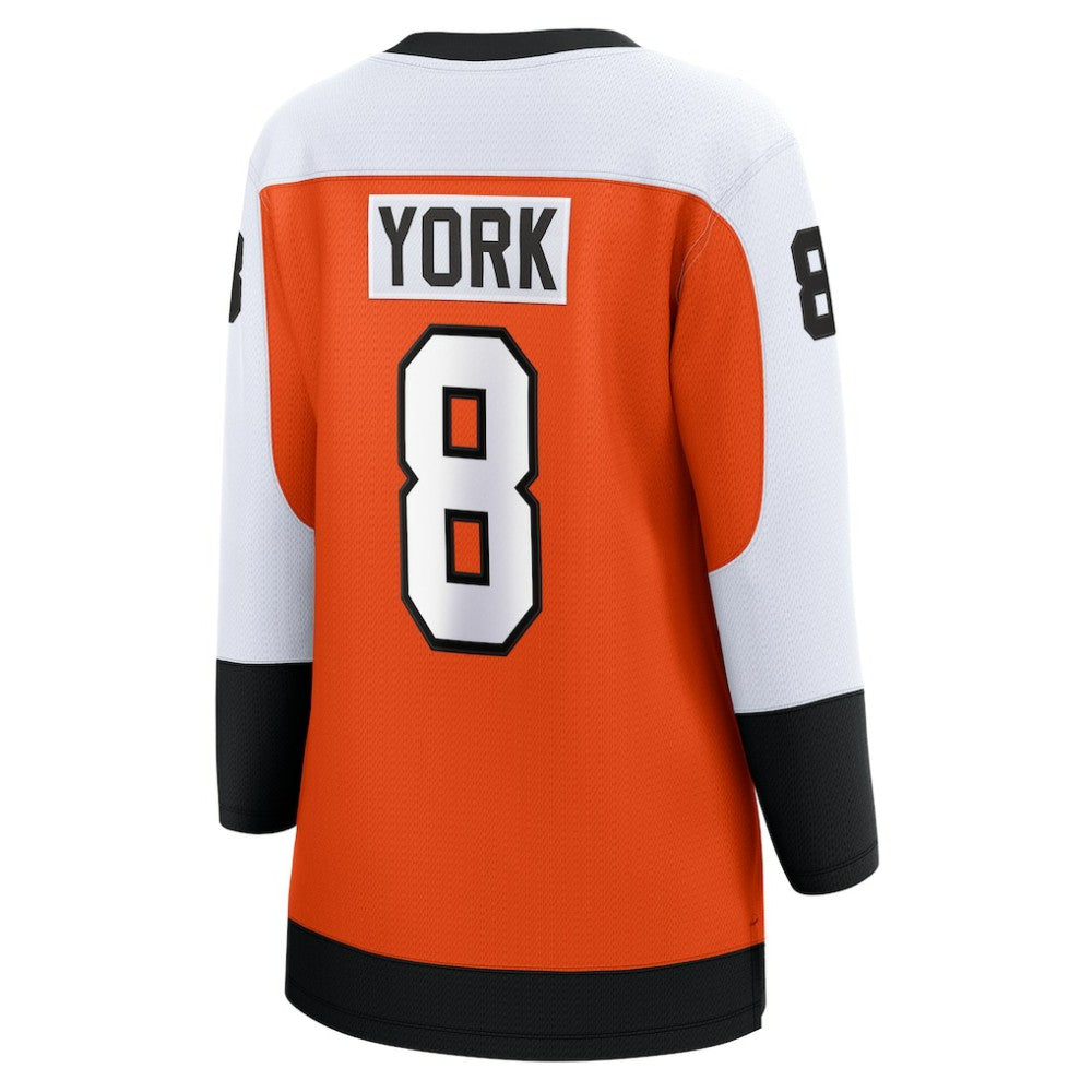 Cam York Philadelphia Flyers Fanatics Women's Home Breakaway Player Jersey - Orange - NHL