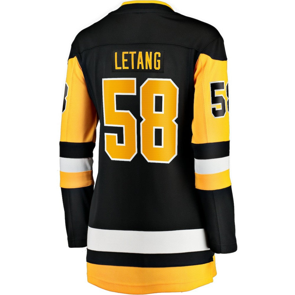 Kris Letang Pittsburgh Penguins Fanatics Women's Home Breakaway Player Jersey - Black - NHL