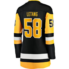Kris Letang Pittsburgh Penguins Fanatics Women's Home Breakaway Player Jersey - Black - NHL