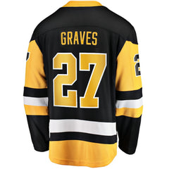 Ryan Graves Pittsburgh Penguins Fanatics Home Breakaway Jersey - Black - NHL