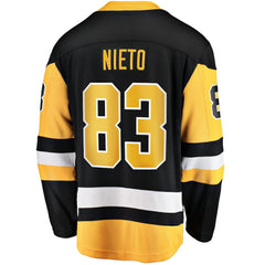 Matt Nieto Pittsburgh Penguins Fanatics Home Breakaway Jersey - Black - NHL