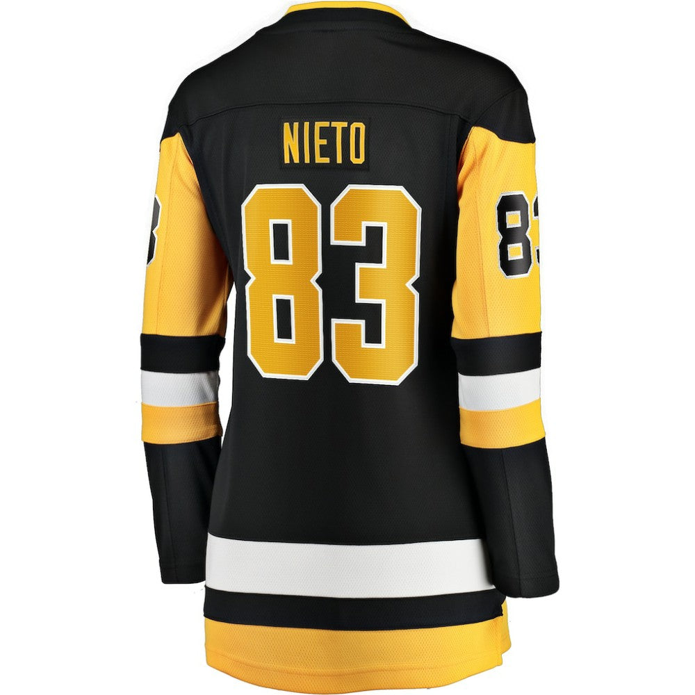 Matt Nieto Pittsburgh Penguins Fanatics Women's Home Breakaway Player Jersey - Black - NHL