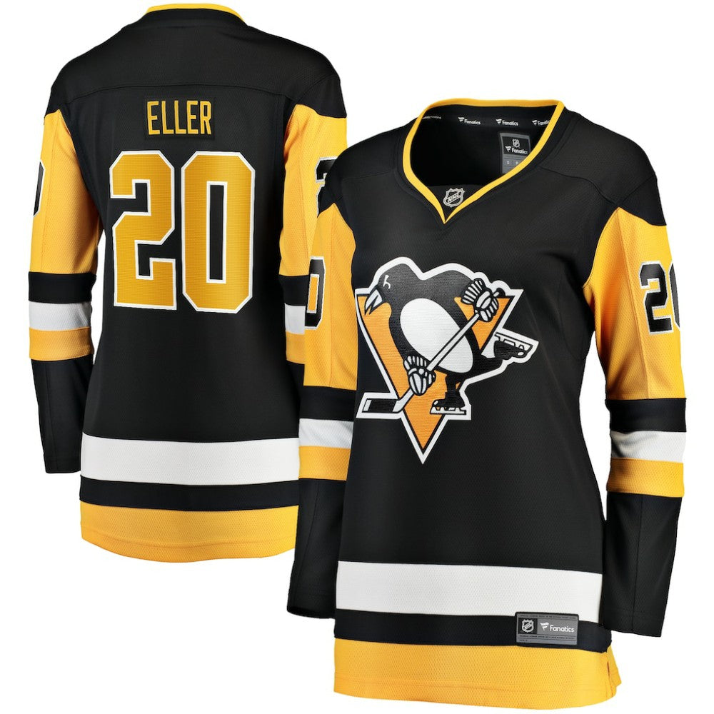 Lars Eller Pittsburgh Penguins Fanatics Women's Home Breakaway Player Jersey - Black - NHL