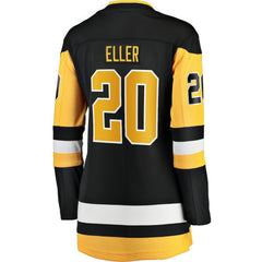 Lars Eller Pittsburgh Penguins Fanatics Women's Home Breakaway Player Jersey - Black - NHL