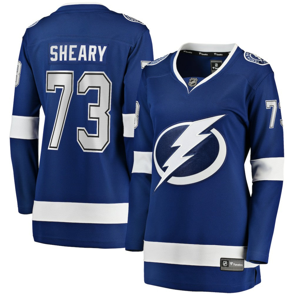 Conor Sheary Tampa Bay Lightning Fanatics Women's Home Breakaway Player Jersey - Blue - NHL
